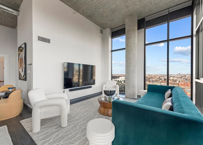 Apartment Fulbrix Bright Designer With West Loop Views *